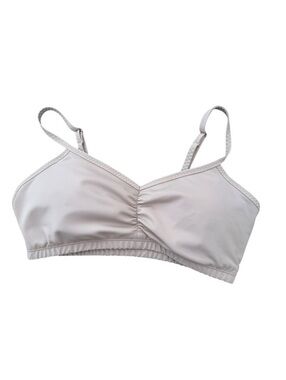 Handful Adjustable Sports Bra Size Medium Beige Cream